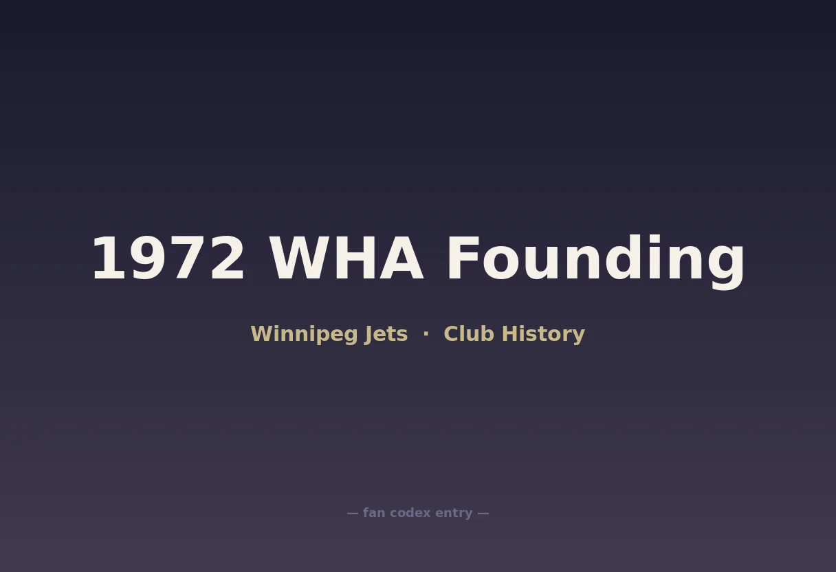 1972 WHA Founding